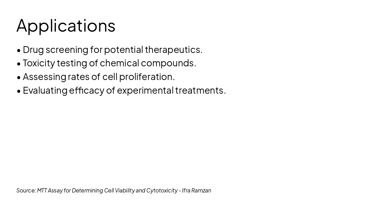 Slide 8 - Applications