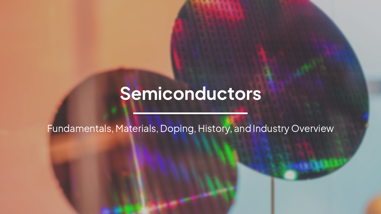 Semiconductors: Fundamentals, Materials, Doping, History, and Industry Overview