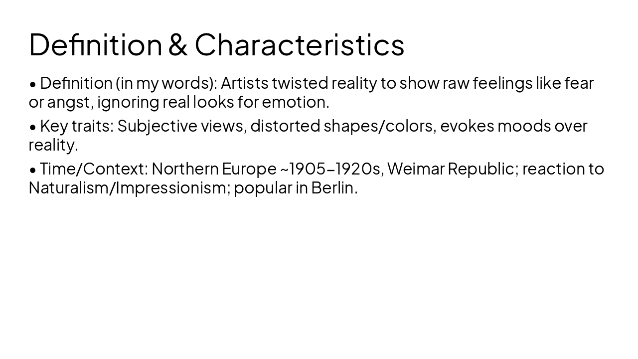 Slide 12 - Definition & Characteristics