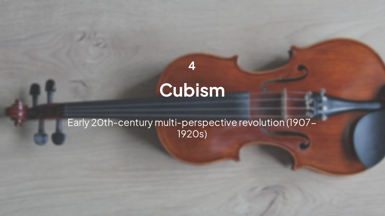 Slide 15 - Cubism