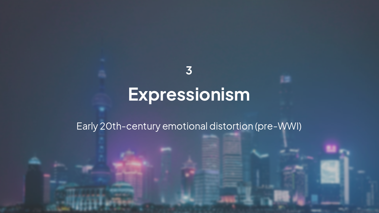 Slide 11 - Expressionism