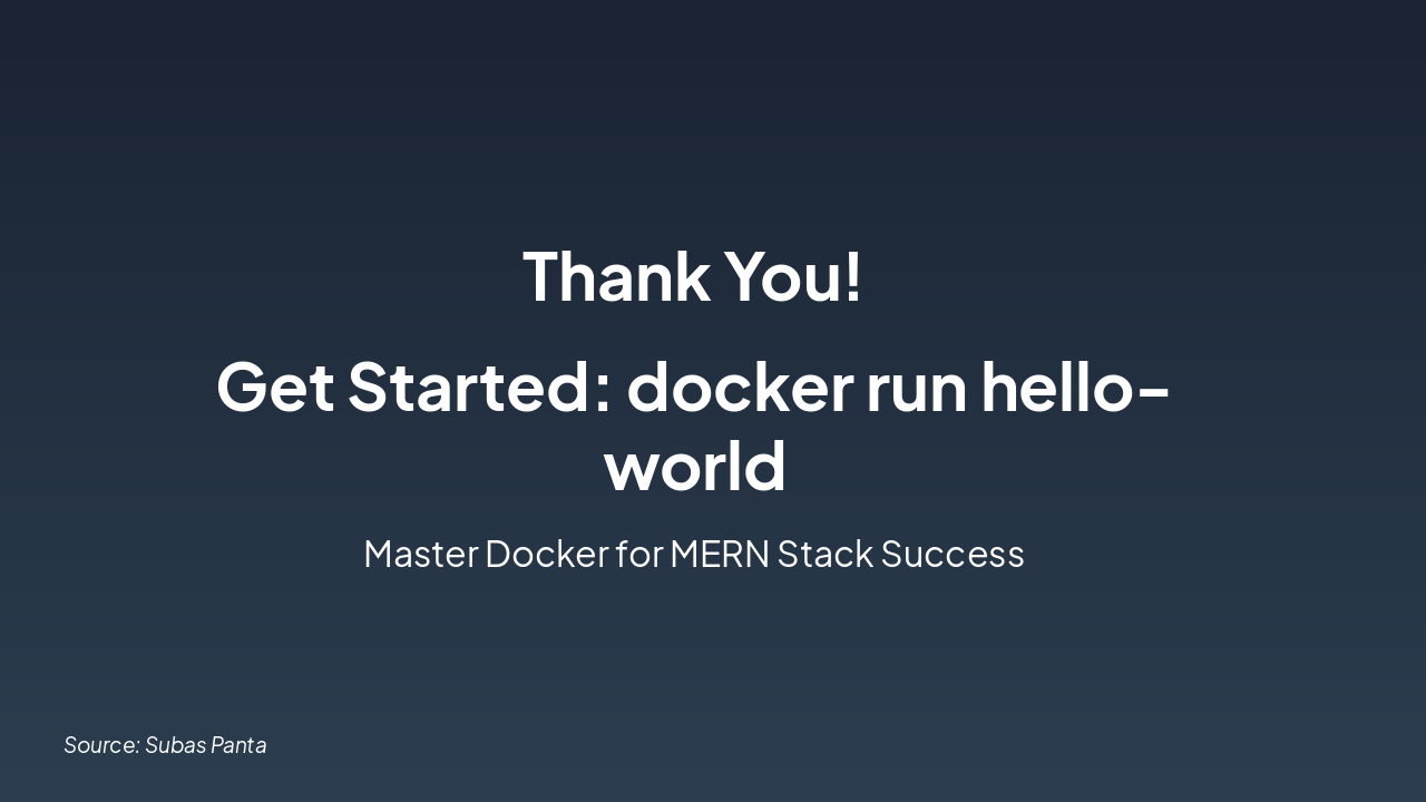 Slide 8 - Get Started with Docker Today!