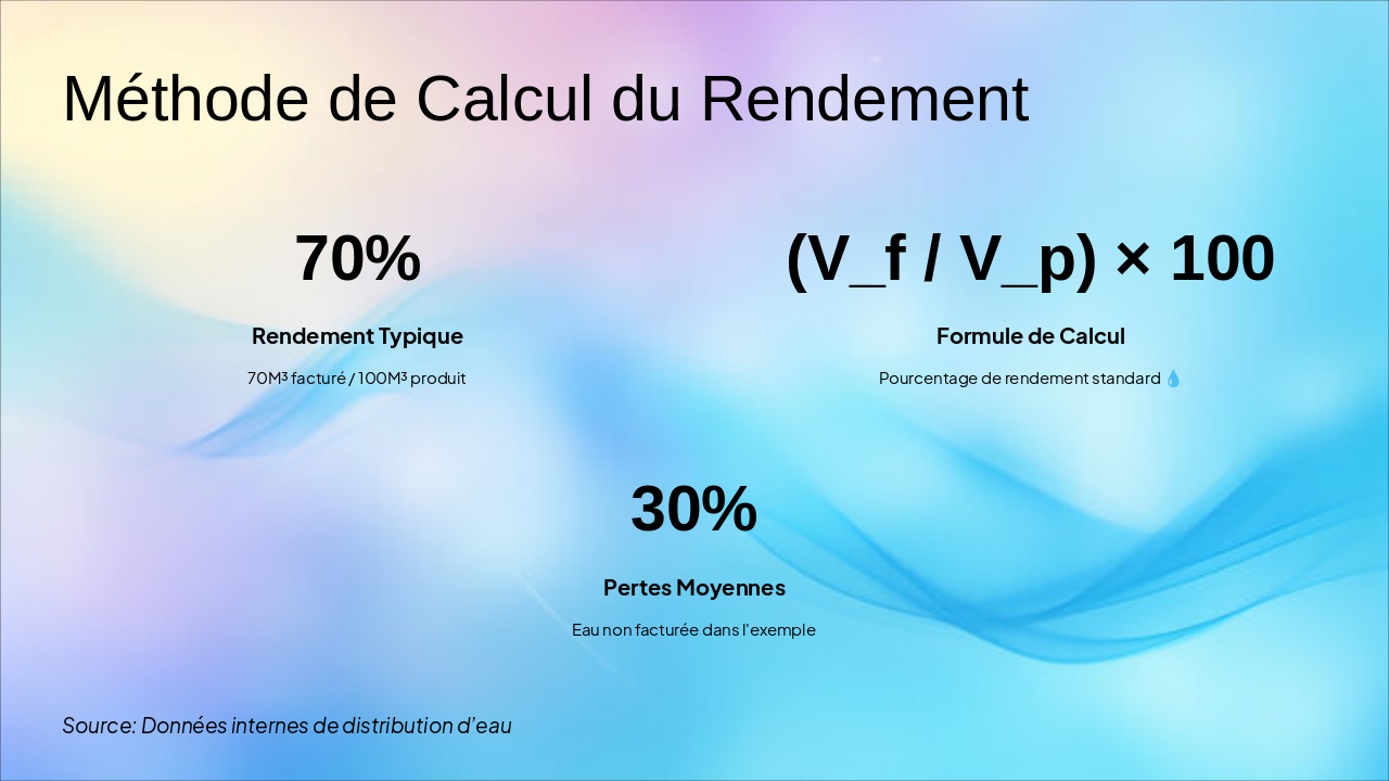 Slide 3 - Méthode de Calcul du Rendement