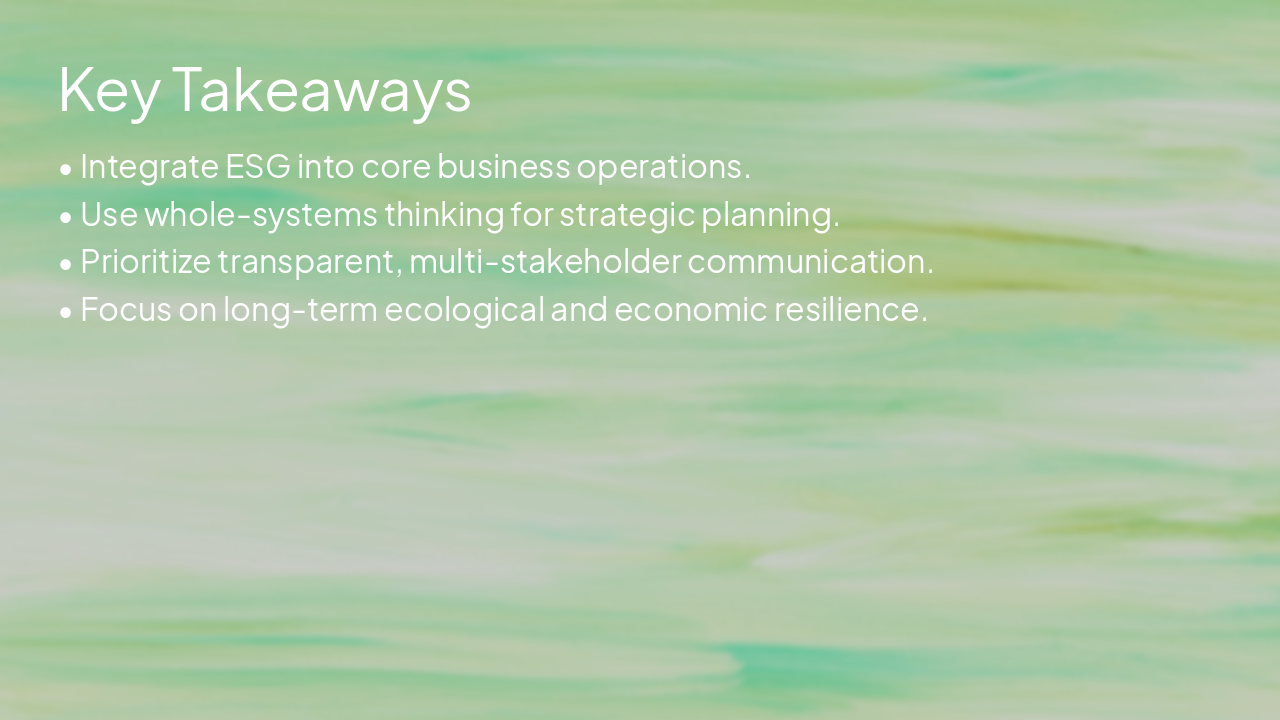 Slide 14 - Key Takeaways