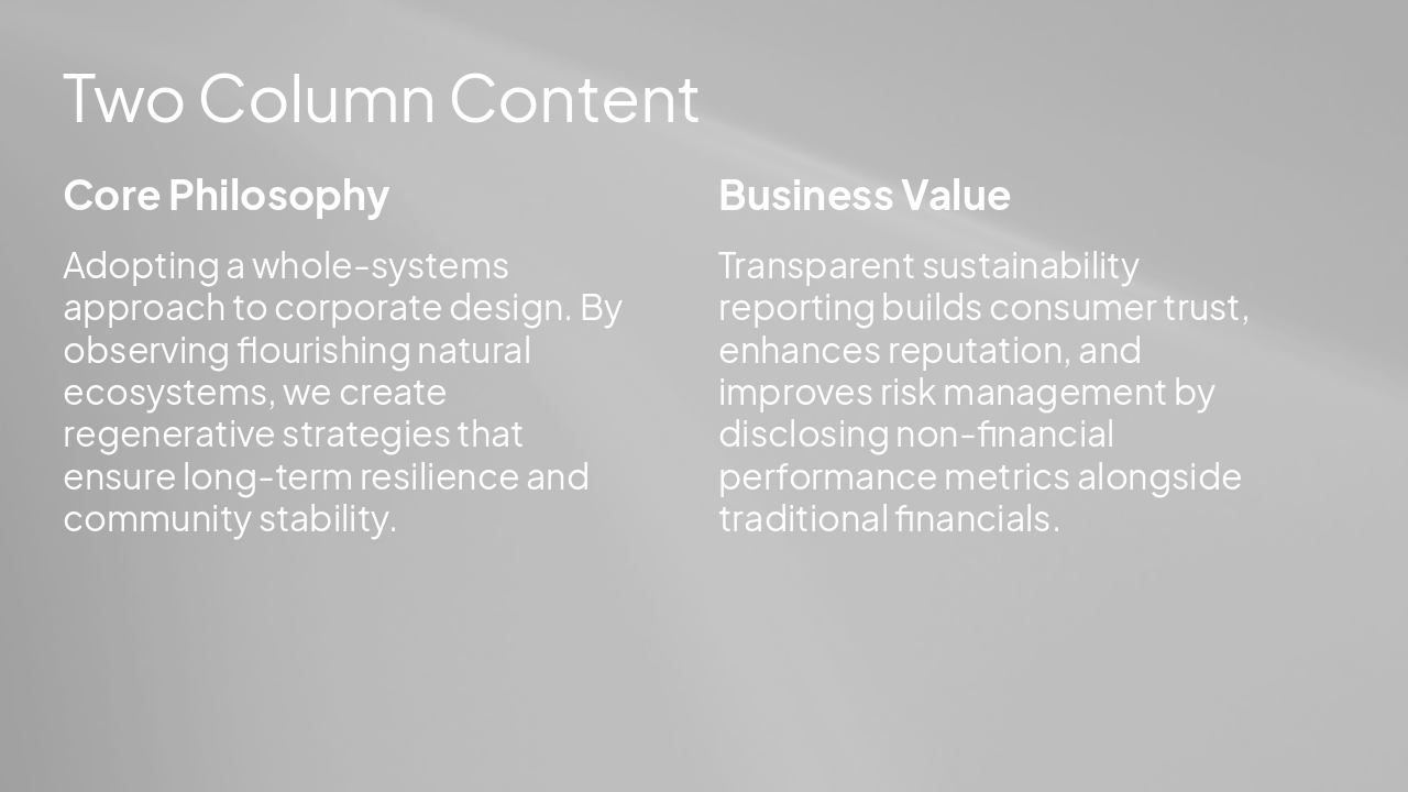 Slide 4 - Two Column Content