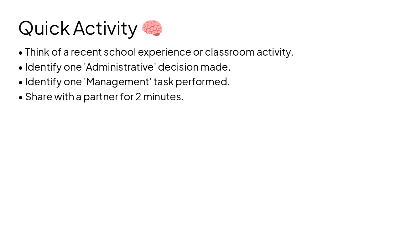 Slide 17 - Quick Activity π§