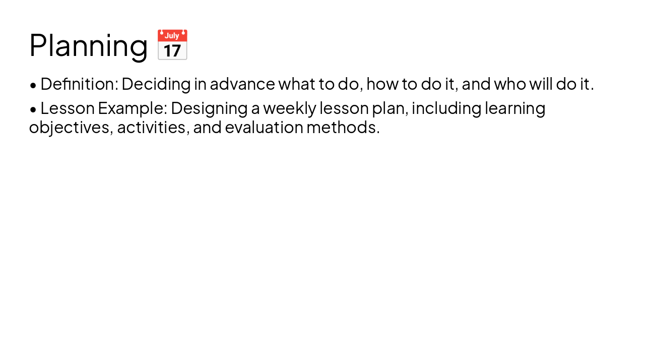 Slide 11 - Planning π