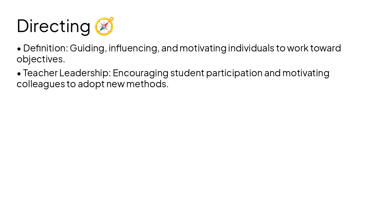 Slide 14 - Directing π§