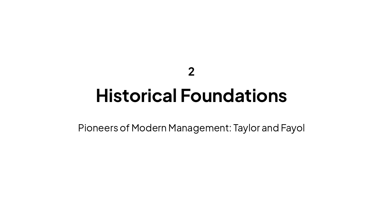 Slide 5 - Historical Foundations