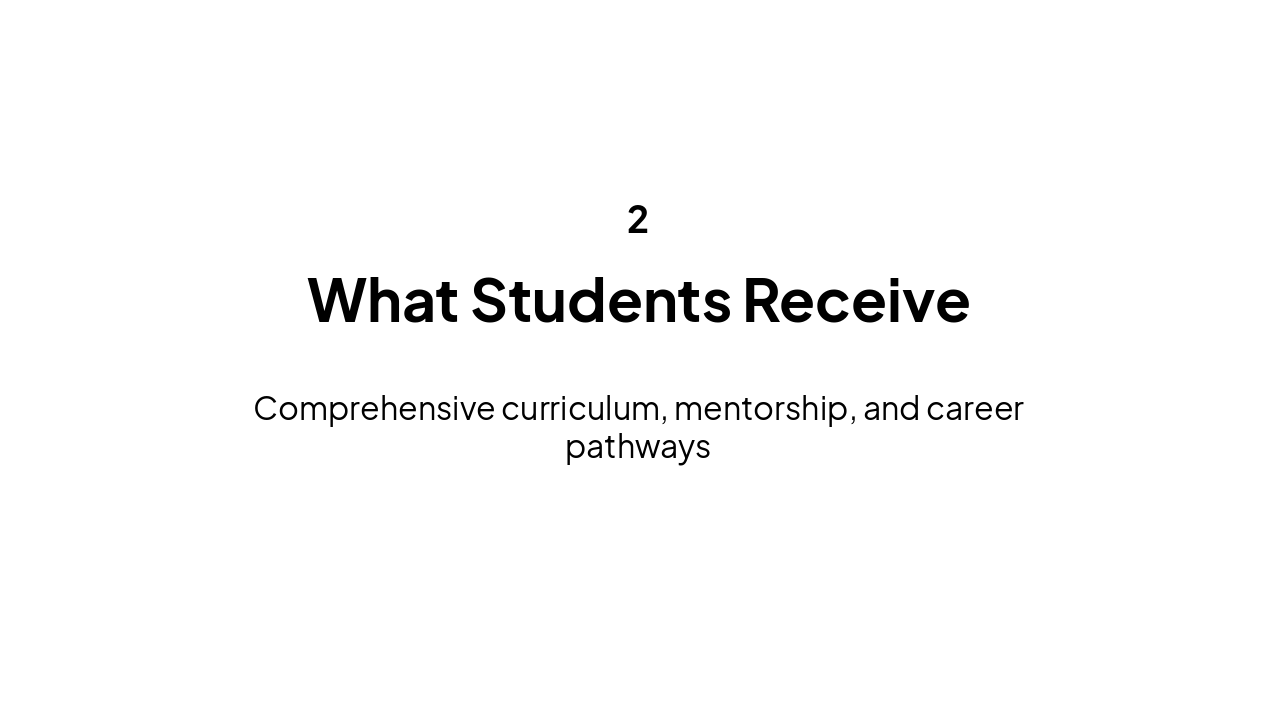 Slide 5 - What Students Receive