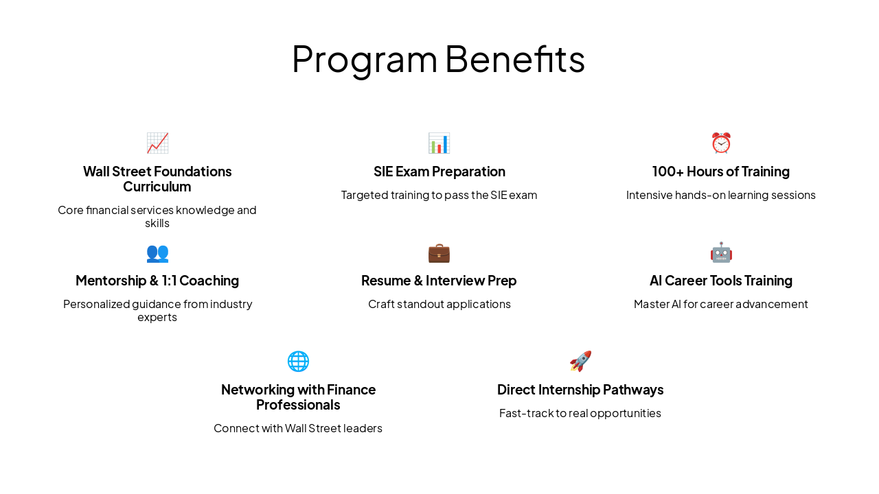 Slide 6 - Program Benefits