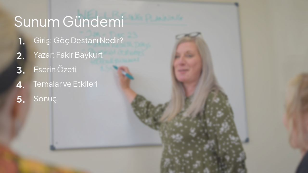 Slide 2 - Sunum Gündemi