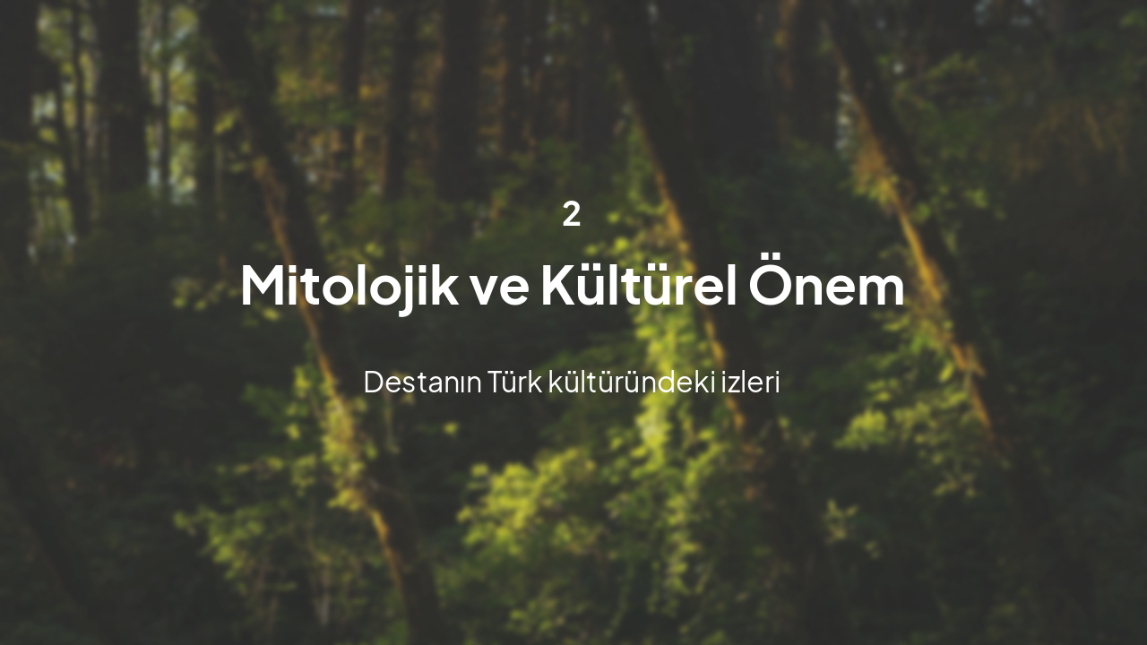 Slide 6 - Mitolojik ve Kültürel Önem