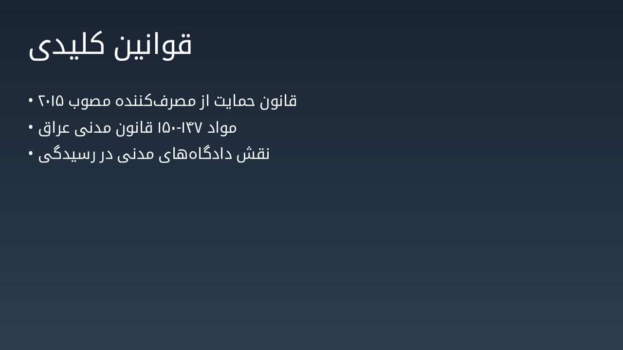 Slide 27 - قوانین کلیدی