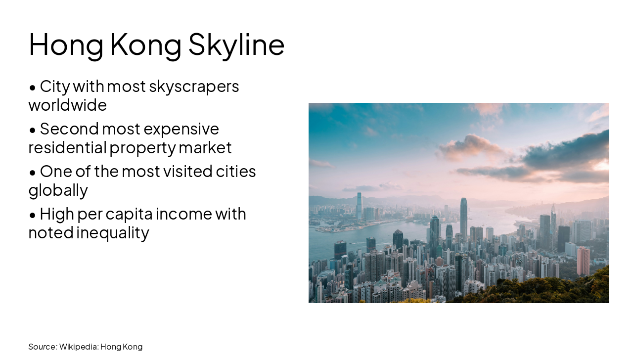 Slide 12 - Hong Kong Skyline