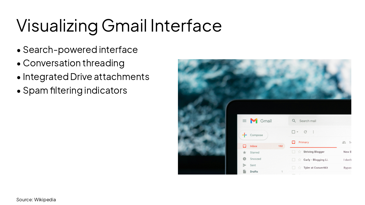 Slide 6 - Visualizing Gmail Interface