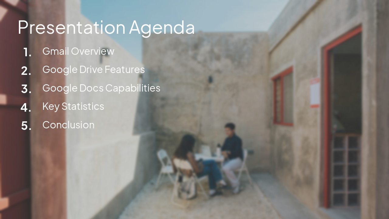 Slide 2 - Presentation Agenda