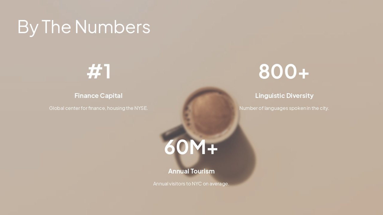 Slide 8 - By The Numbers