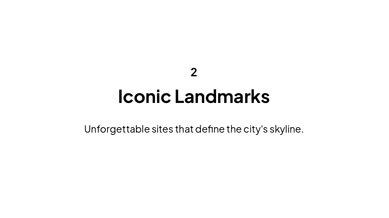Slide 5 - Landmarks