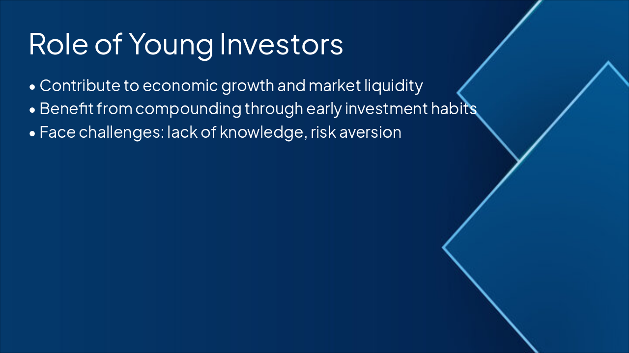Slide 6 - Role of Young Investors