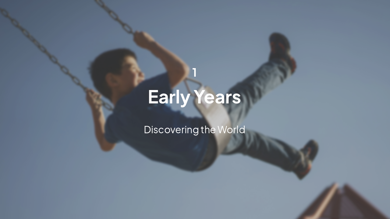 Slide 3 - Childhood Beginnings