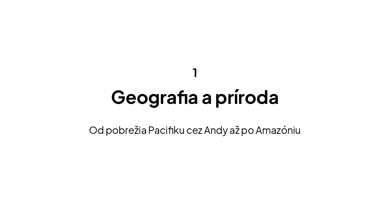 Slide 3 - Geografia a príroda