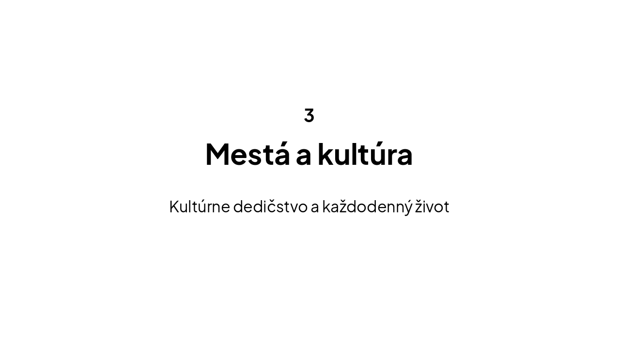 Slide 8 - Mestá a kultúra