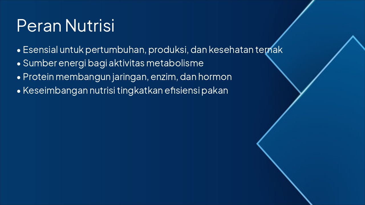 Slide 3 - Peran Nutrisi
