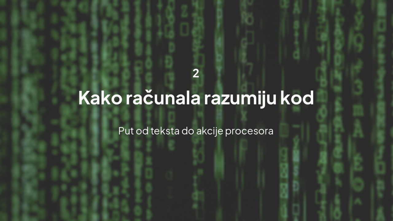 Slide 5 - Izvršavanje koda