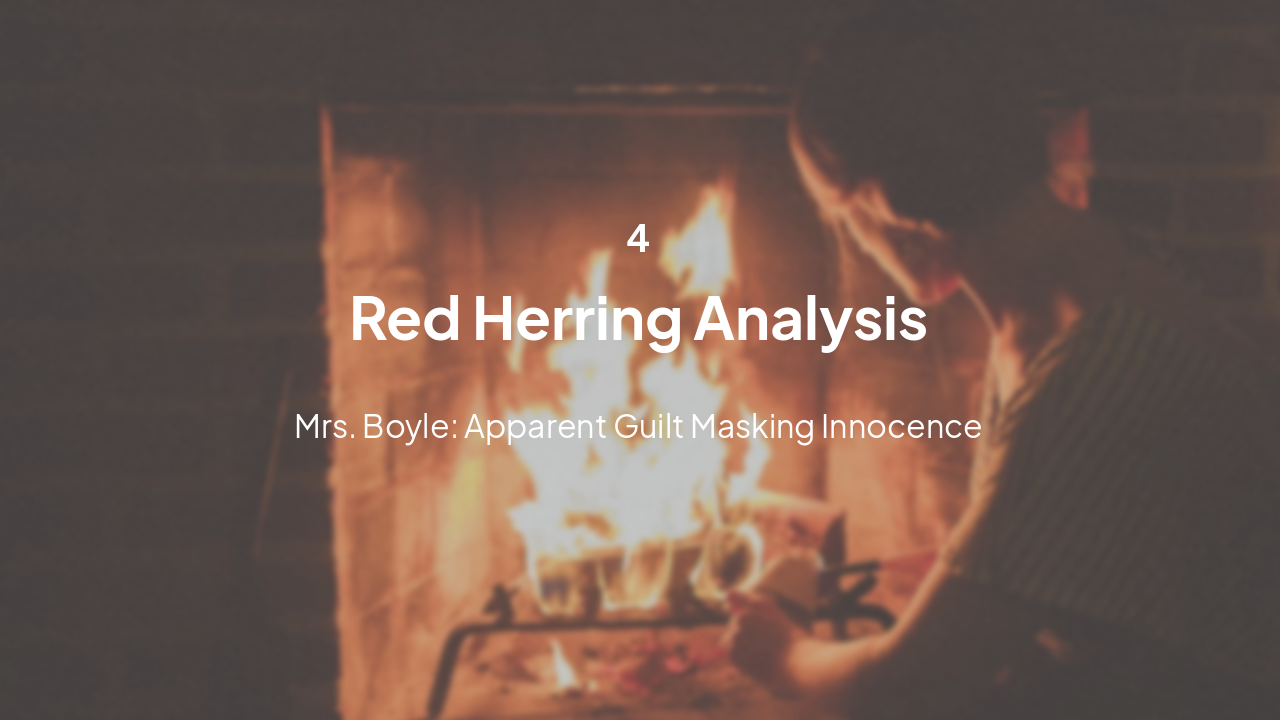 Slide 9 - Red Herring Analysis