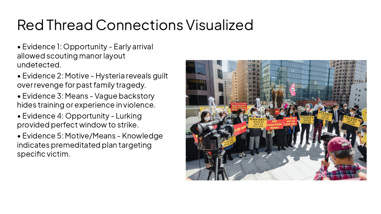 Slide 8 - Red Thread Connections Visualized