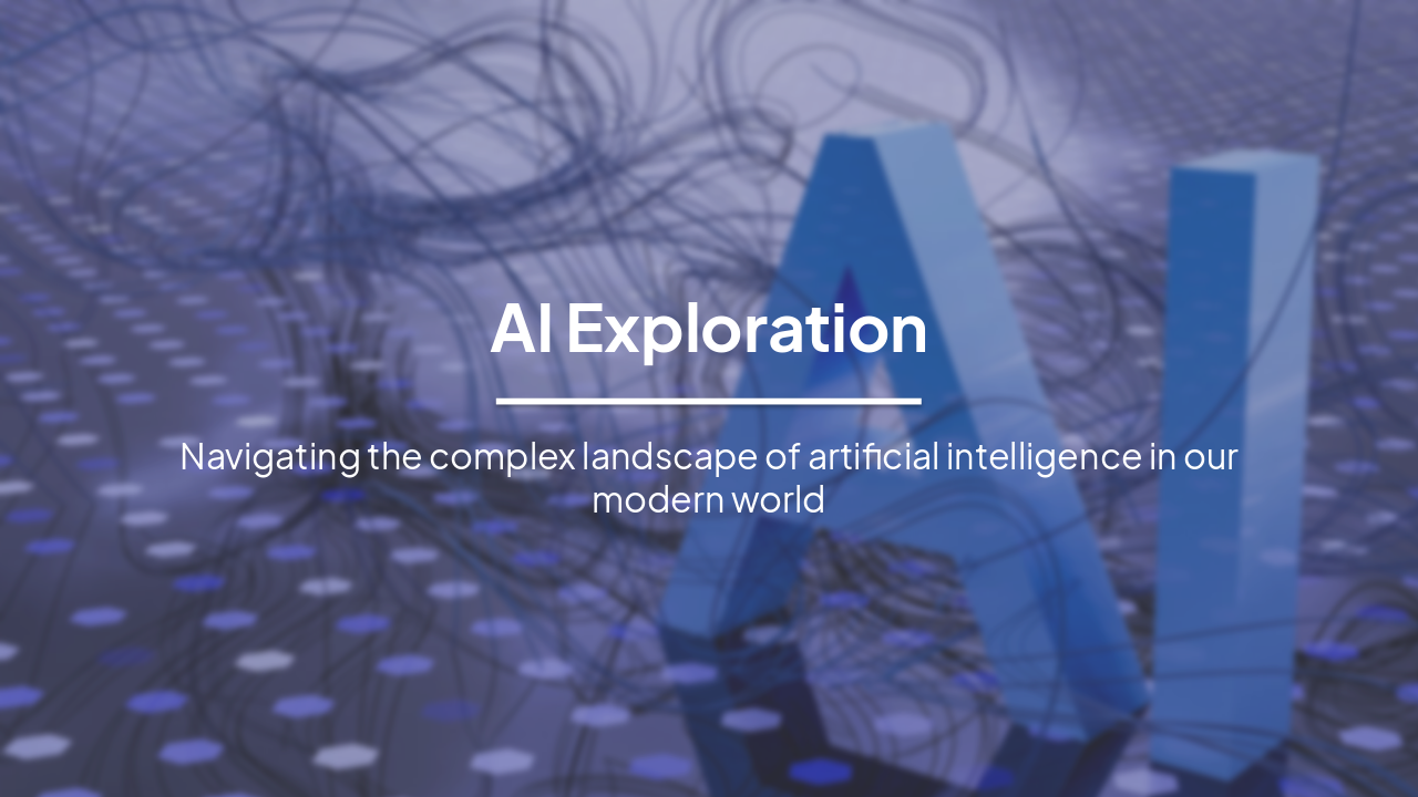 Slide 1 - AI Exploration