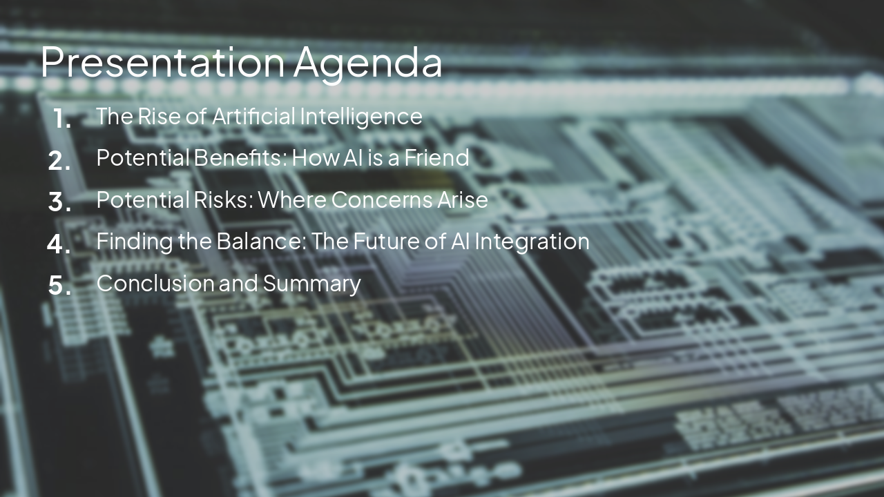 Slide 2 - Presentation Agenda