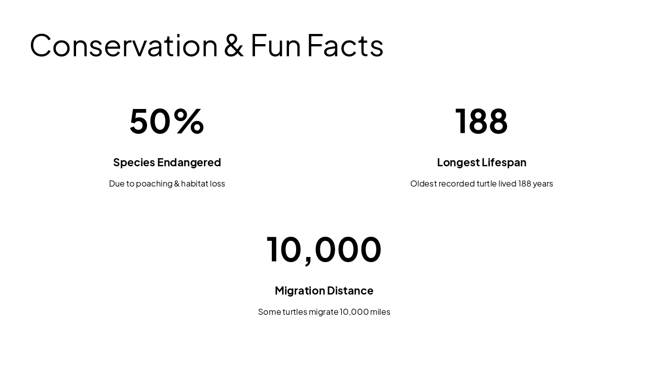 Slide 8 - Conservation & Fun Facts