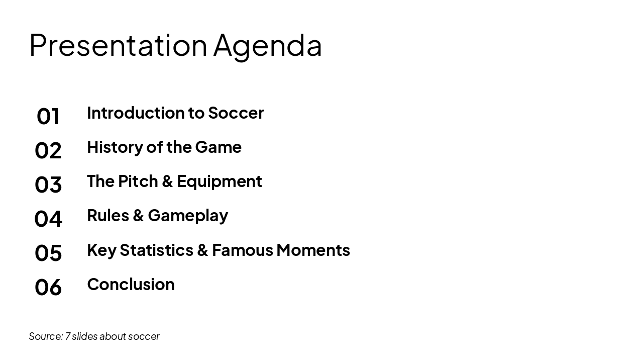 Slide 2 - Presentation Agenda