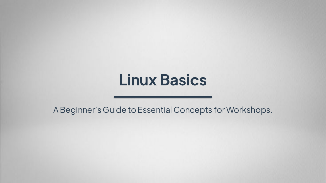 Linux Basics for Beginners