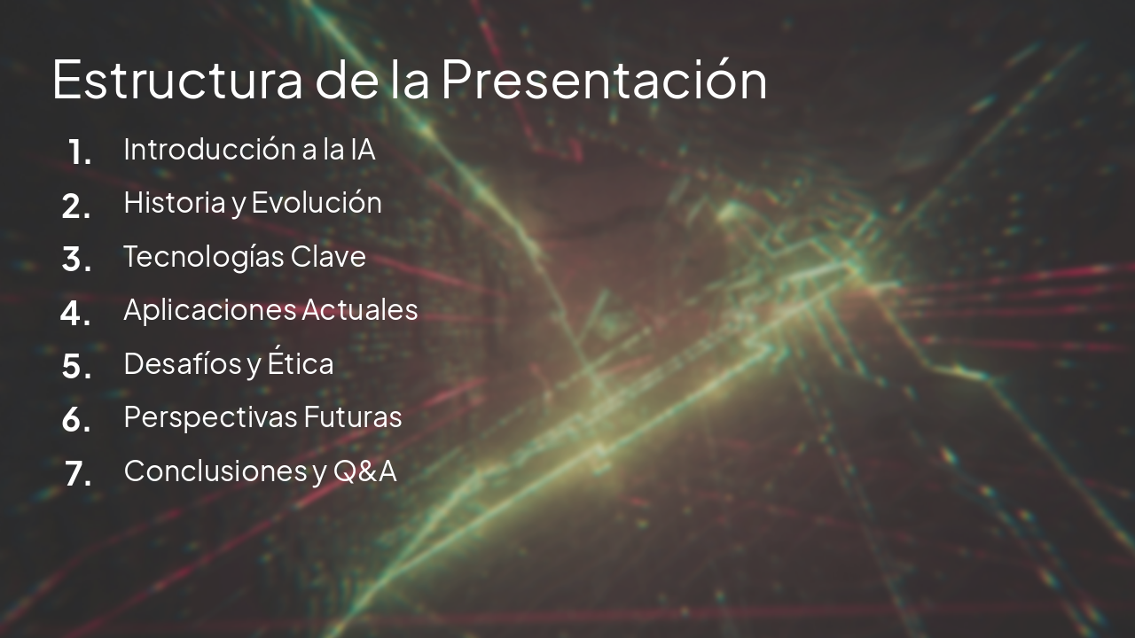 Slide 2 - Estructura de la Presentación