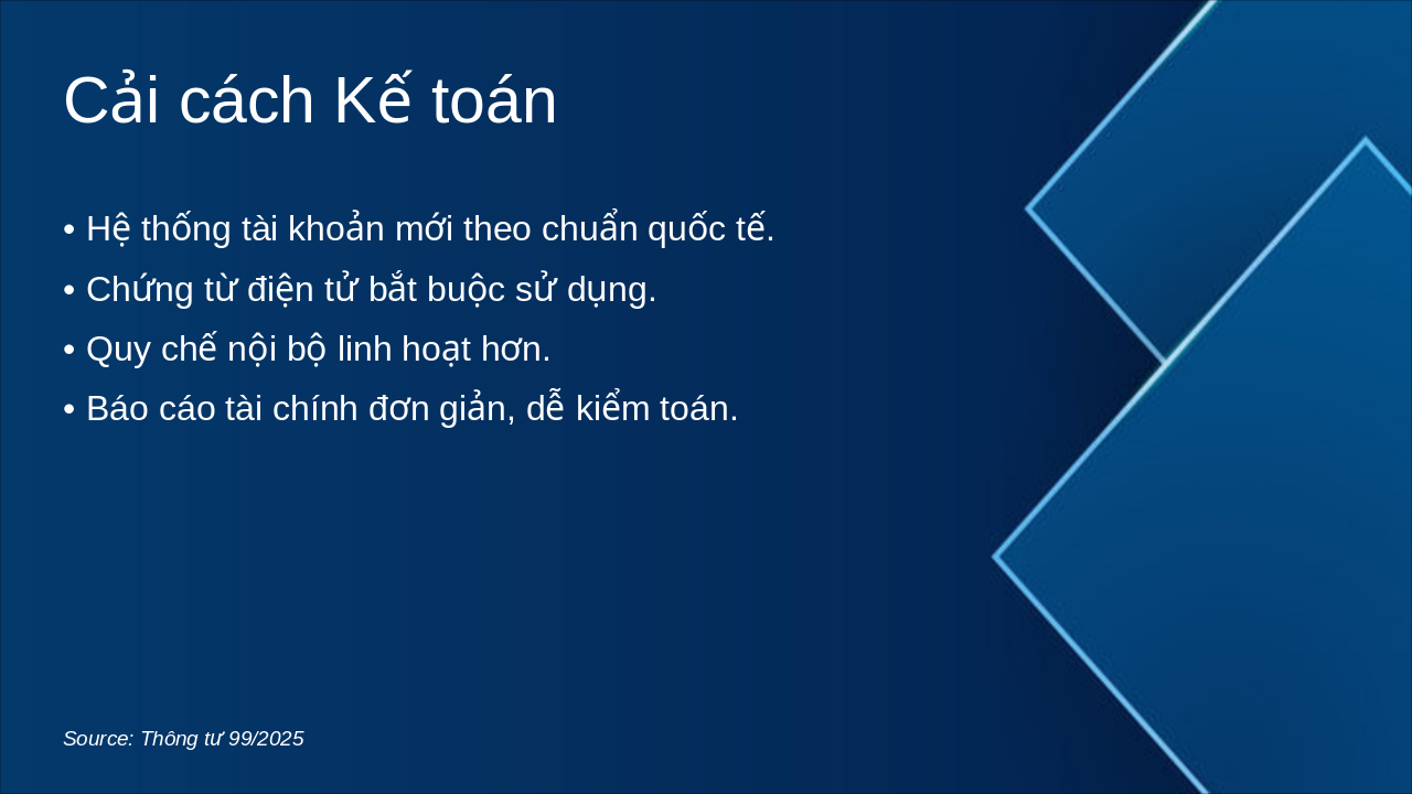 Slide 2 - Cải cách Kế toán