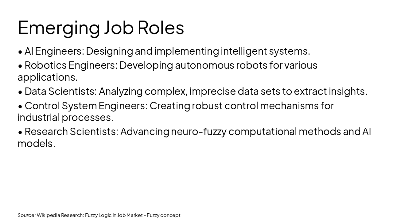 Slide 12 - Emerging Job Roles