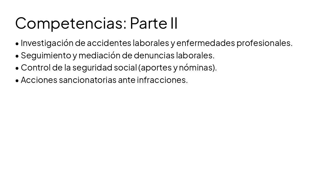Slide 5 - Competencias: Parte II