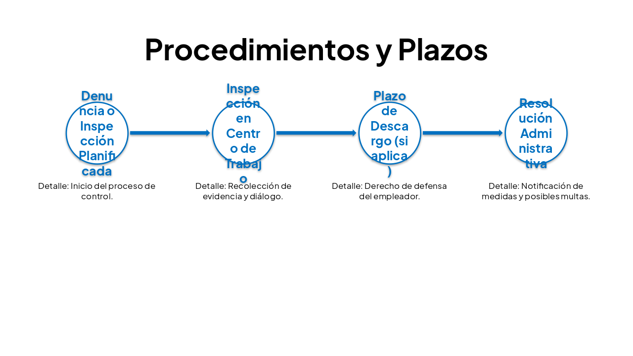 Slide 9 - Procedimientos y Plazos