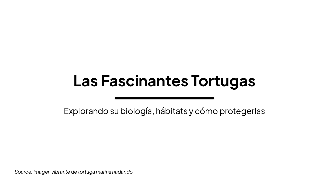 Fascinantes Tortugas: Biología y Conservación