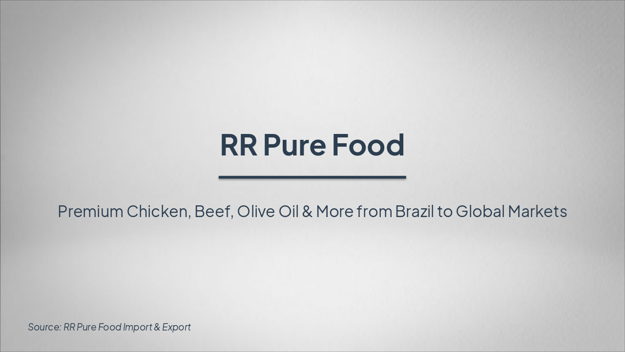 RR Pure Food: Import & Export Excellence