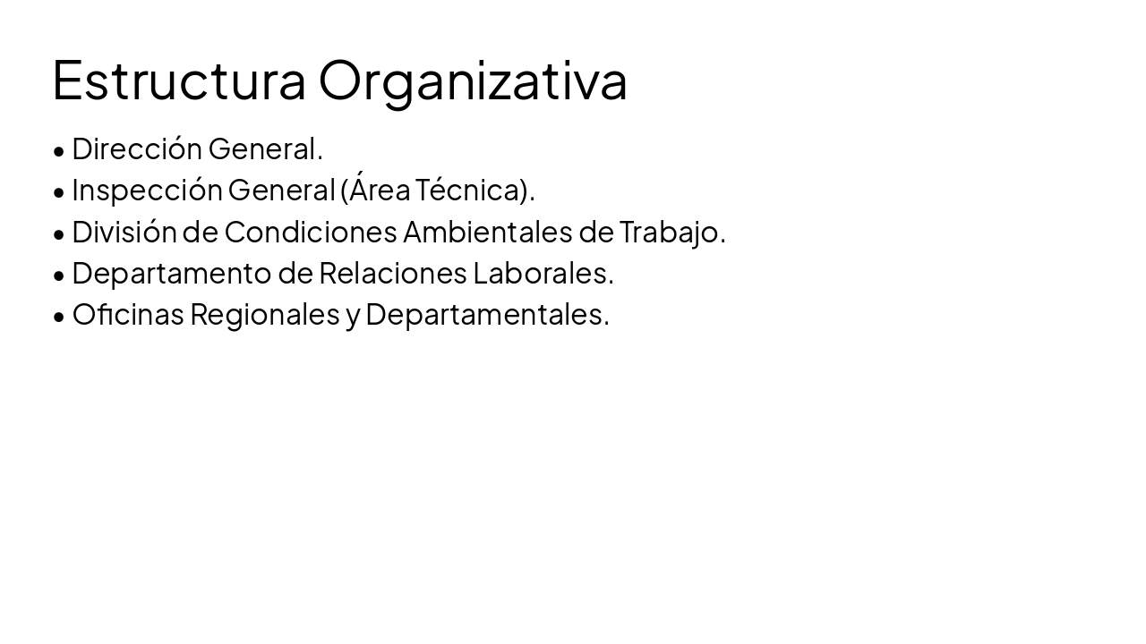 Slide 6 - Estructura Organizativa