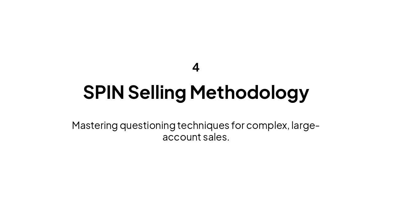Slide 10 - SPIN Selling
