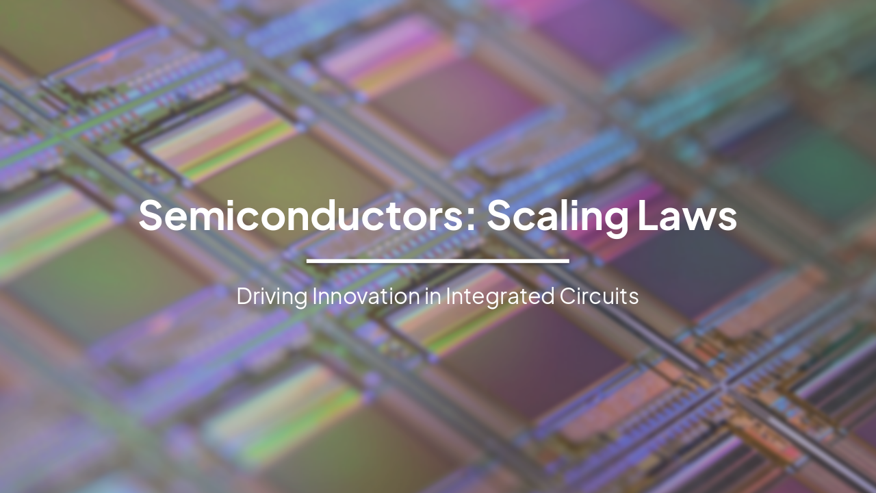 Semiconductors: Scaling Laws
