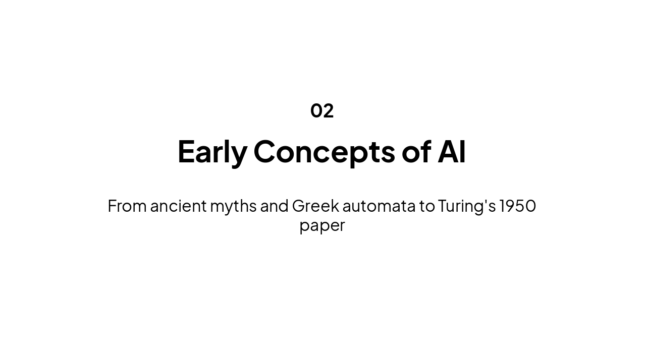 Slide 3 - History of Artificial Intelligence