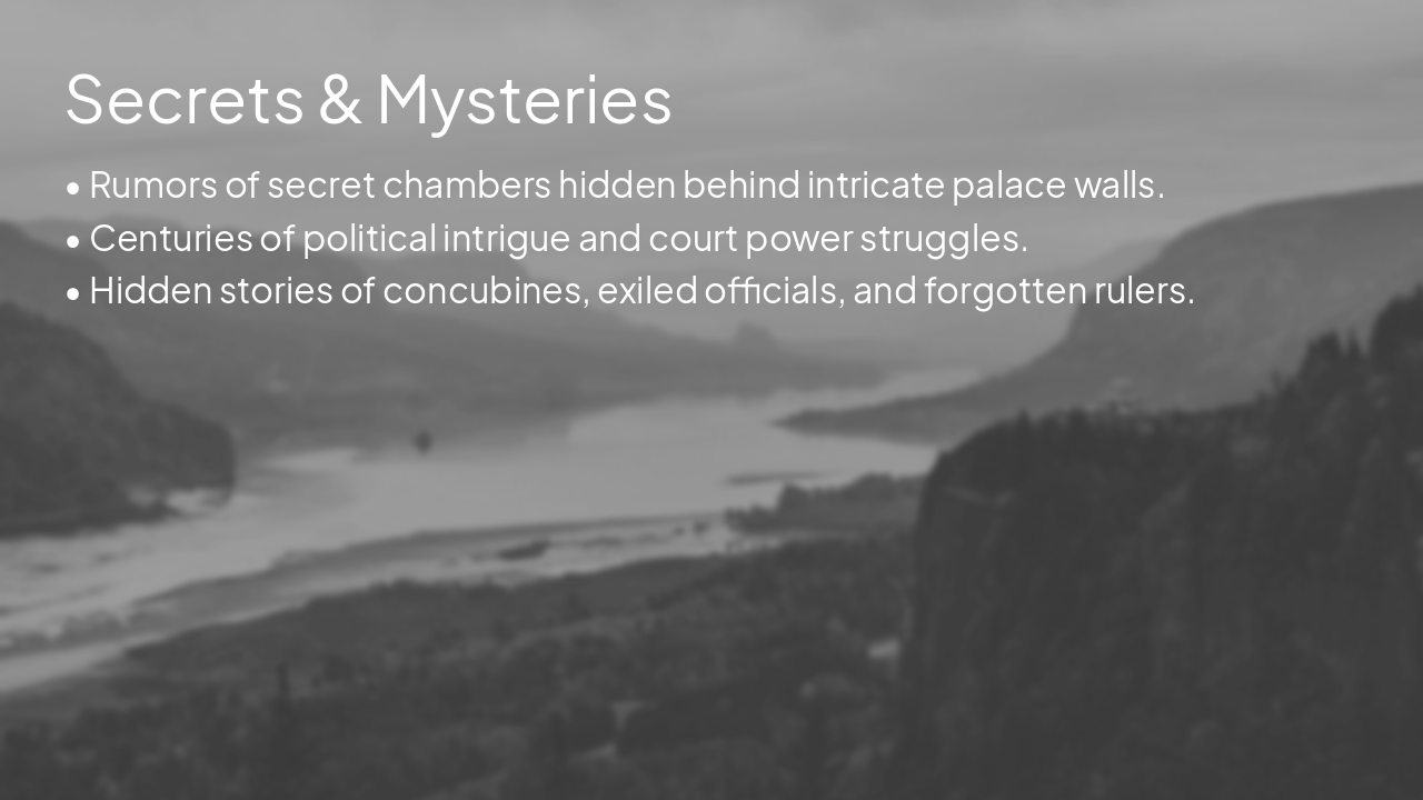 Slide 7 - Secrets & Mysteries