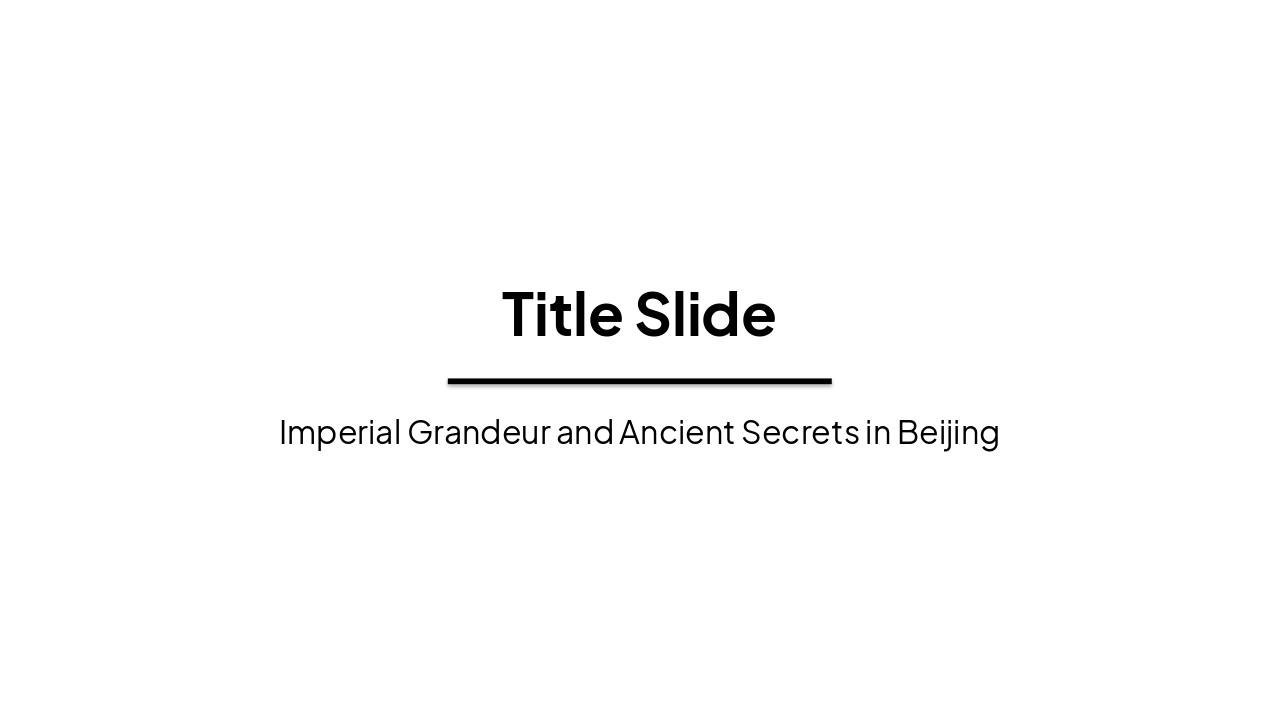 Slide 1 - Title Slide