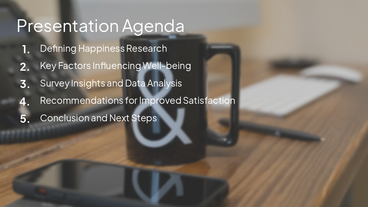 Slide 2 - Presentation Agenda